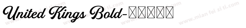 United Kings Bold字体转换